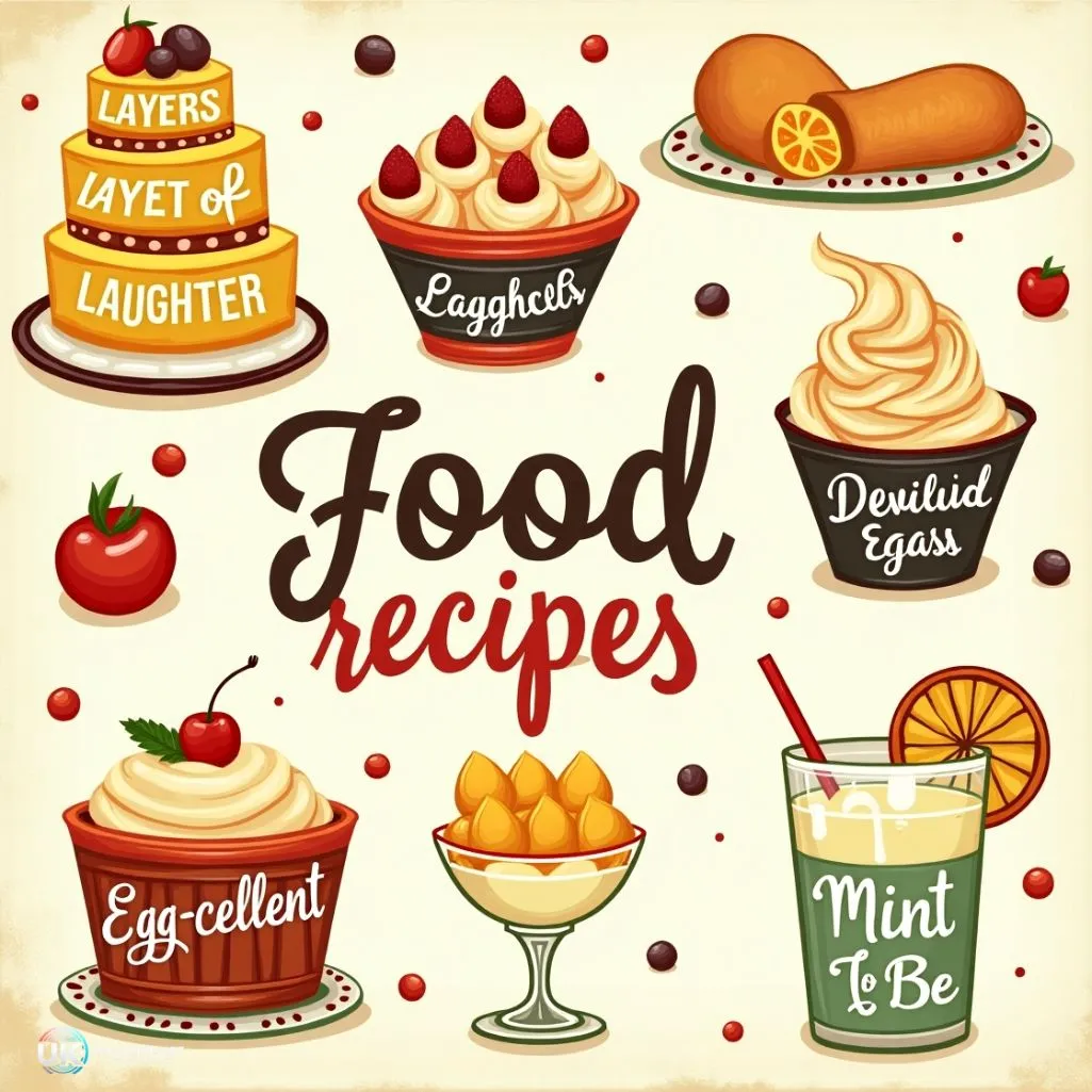 Food Puns for Treats and Recipes